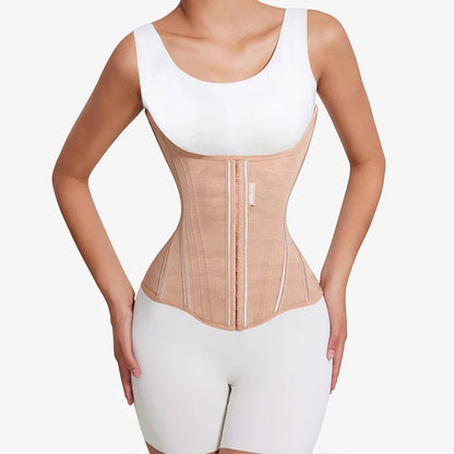 U-shaped Waist Trainer Corset Workout Body Shaper Breast Lifted Waist Trainer Soft Steel Bone Slimming Women's Shapewear