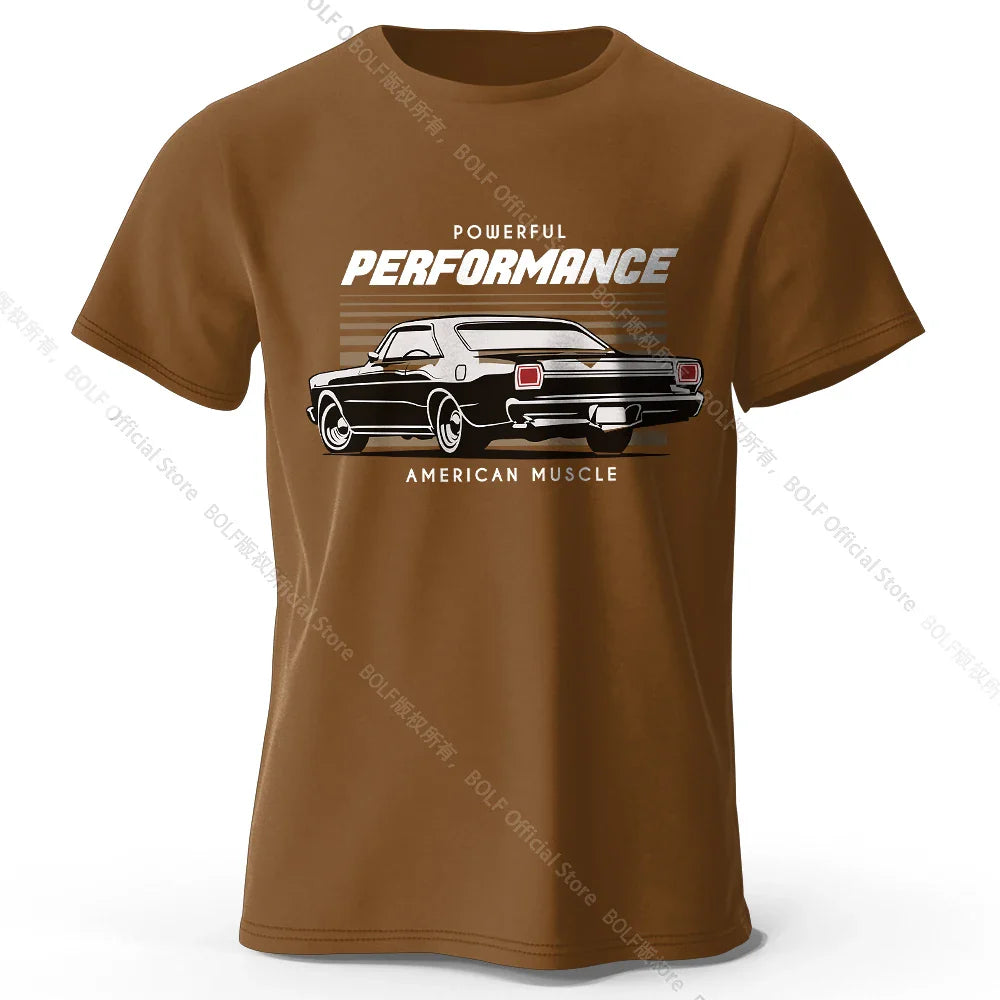 Custom Car Club Patch Printed Unisex Men Women T-Shirt Tees Tops 100% Cotton Embossed Logo Graphic Gearhead Outfit