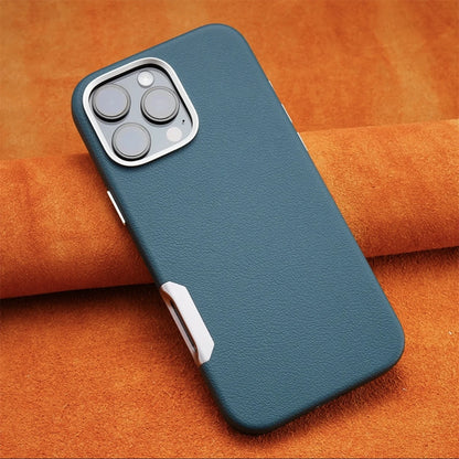 For MagSafe Luxury Business Leather Phone Case for iPhone 16 16Pro Max 16plus Magnetic Wireless Charging Matte Shockproof Cover