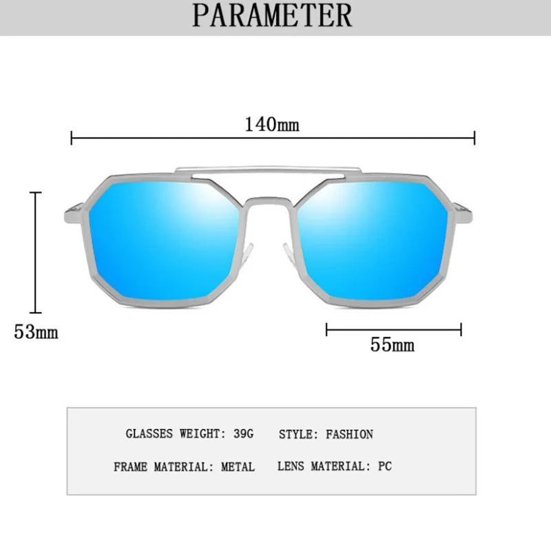 Metal Punk Square Sunglasses For Men Luxe Vintage Steampunk Sunglasses Women Trendy Retro Fashion Glasses Gafas De Sol Hombre