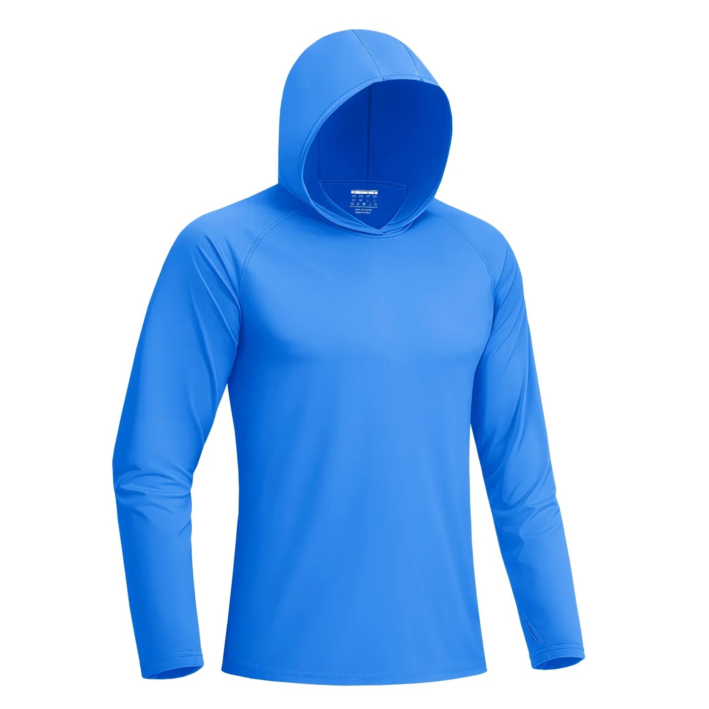 Sun Protection Shirts Mens Long Sleeve Hoodie Casual UV-Proof T-Shirts Breathable Lightweight Quick Dry T shirts Swim