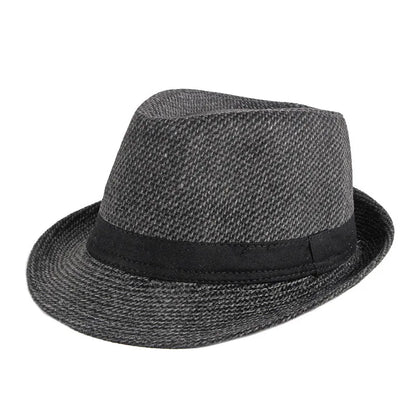 Spring Summer Wool Wedding Hat for Mid-Aged Men Couple Fashion Autumn Winter Party Plaid Luxury Design Jazz Hat Fedora Hat Women