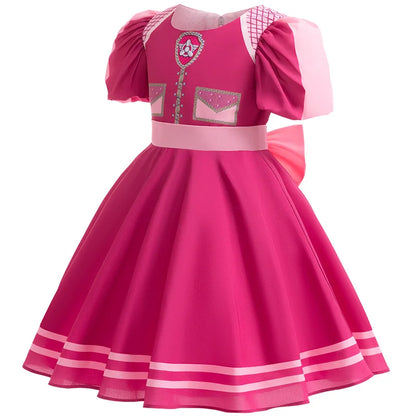 2026 Carnival Cartoon Dog Girls Cosplay Costume Children Anime Cartoon Number Tops Dress Up Skye Ryder Cute Clothing Boys set
