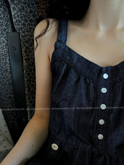Korean Sle ort Denim Overalls Women's Faionable Summer Dr Vest Dr No Brand Commute Sle 00% Other Material