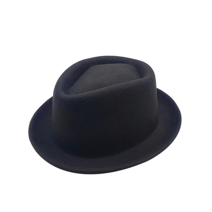 Men's small top hat retro jazz hat small brim fashionable and versatile