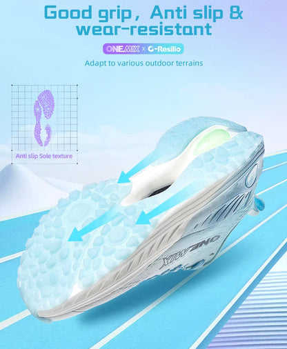 Running Shoes Men Cushion Stability Outdoor Sports Casual Mesh  Lace-up Lightweight Gym Jogging Sneakers