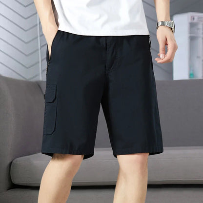 Men's Lightweight Cotton Summer Casual Shorts Loose Fit Exercise Fitness Comfortable Breathable Quick Dry Active Shorts