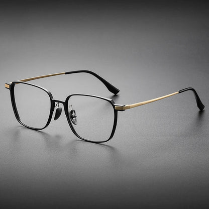 Aluminum Titanium Legs Men's Business Classic Anti-Blue Light Computer Glasses Reading Glasses Customizable Lenses 20229