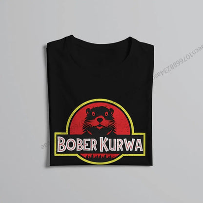 Bober Kurwa Tshirt Graphic Men Tops Vintage Summer Cotton Streetwear T Shirt
