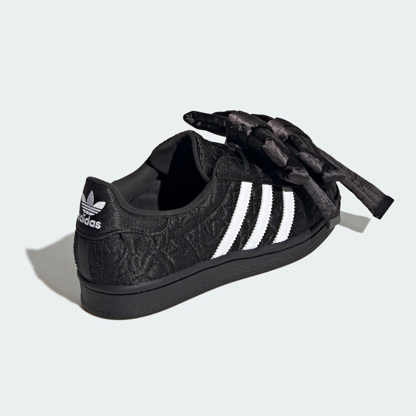 Official Authentic Three Stripes Women's Bow Casual Low-top Sneakers JR7978