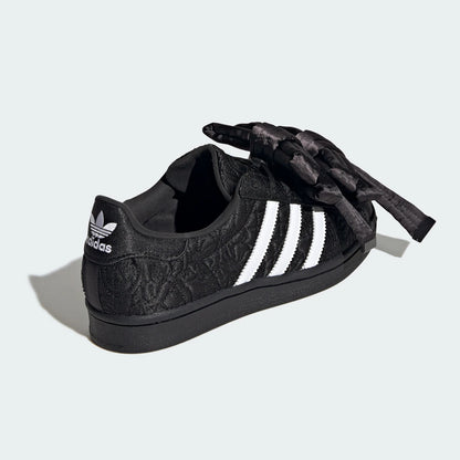 Official Authentic Three Stripes Women's Bow Casual Low-top Sneakers JR7978