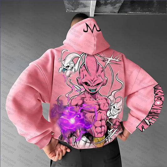 Dragon Ball Hoodie - Premium Cotton, Breathable & Elastic | Stylish Pullover Hoodie | Perfect Hoody for Anime & Casual Outings!
