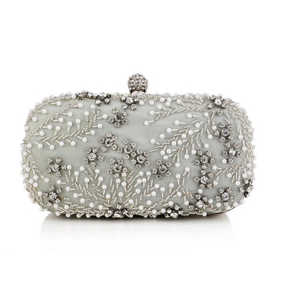 Satin Diamonds Party Hight Quality Women Day Clutch Diamonds Gift Wedding Evening Bags New Arrival Shoulder Chain Purse