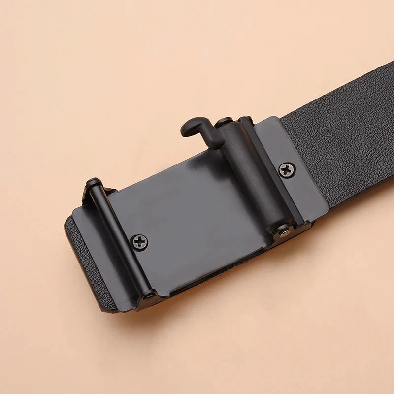 Men's Fashion Belt New High-Quality Toothless Automatic Buckle Men's Fashion Wear-Resistant Belt