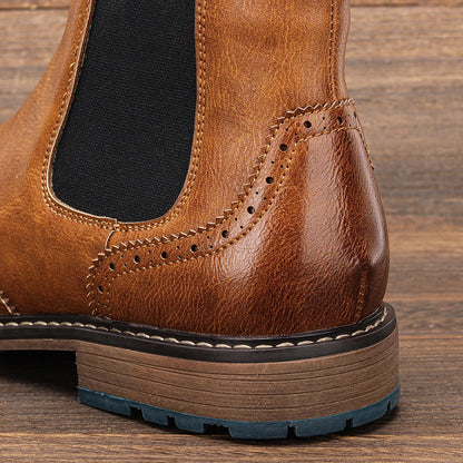 Size 8~13 Men Boots Fashion Brand Comfortable Ankle Boots For Men