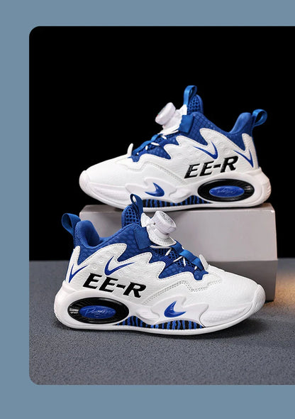 Children's basketball shoes, teenagers' ankle shoes in autumn and winter, boys' casual shoes and outdoor running shoes