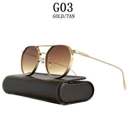 Heavy Metal Sunglasses For Men Round Steampunk Sunglasses Women Trendy Luxe Punk Fashion Glasses Gafas De Sol Hombre Zonnebril