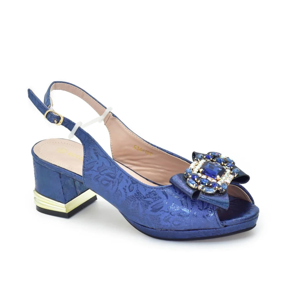 Ladies Shoes and Bags Original Italian Nigeria Party Shoes and Bags for Women Elegant Heeled Shoes for Women