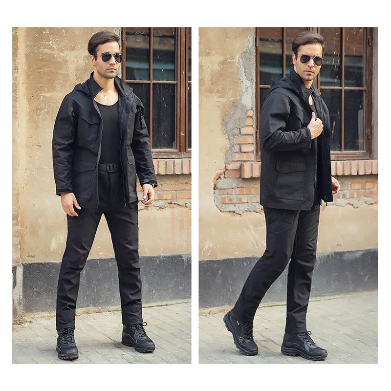 Men's Trousers Tactical Climbing Cycling Sport Winter Camp Hiking Fish Hunting Trekking Waterproof Combat Casual Pants