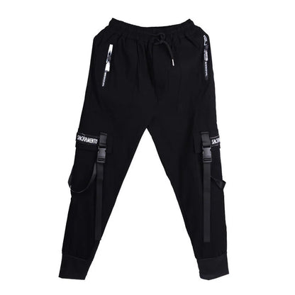 Mens Techwear Sweatpants Y2K Streetwear Jogging Pants Men Hip Hop Street Dance Casual Trousers Vintage Cargo Pant Pantalon Homme
