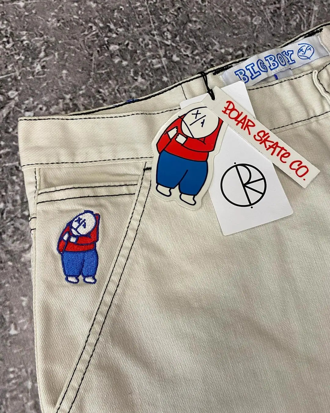 Big Boy Casual Denim Shorts Y2k Retro Baggy Hip Hop Cartoon American Harajuku Embroidered Men Shorts  Fashion Street Wear Jorts