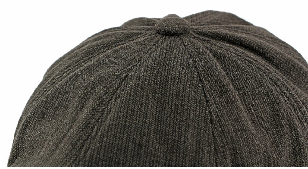 Beret Cap Men Women Autumn Winter Hat Thick Warm Artist Painter Wool Beret Hat Male Female Flat Octagonal Cap Mens Berets