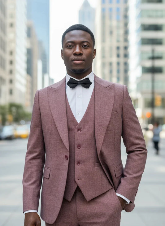High Quality Male Groom Wedding Blazers Slim Fit Casual Evening Gown Business Office Maroon Men's Suits
