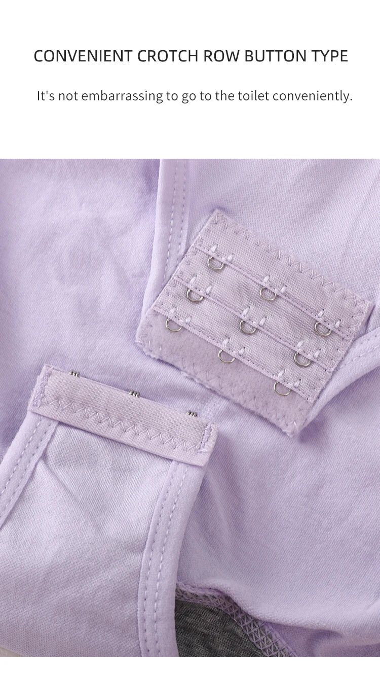 Bodysuit Shapewear Double Breasted Tummy Control Body Shaper Postpartum Slimming Woman Waist Trainer Flat Belly  Comfort Corset