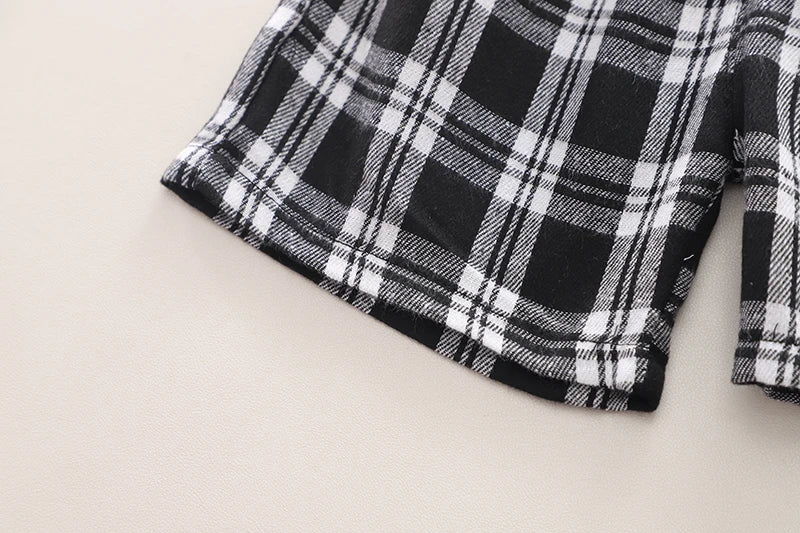 Boys clothing set summer Korean style striped T-shirt checkered shorts fashionable children's cotton 2 piece casual baby clothes