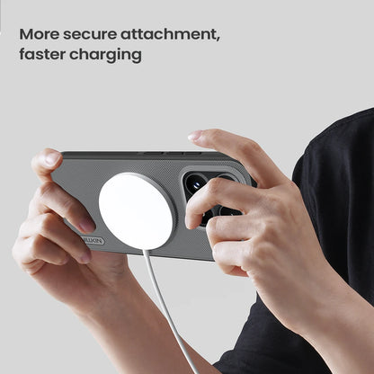 جراب مغناطيسي Nillkin Super Frosted Shield Pro Magsafe بحواف ناعمة رفيع للغاية لهاتف Xiaomi Mi 17 5G