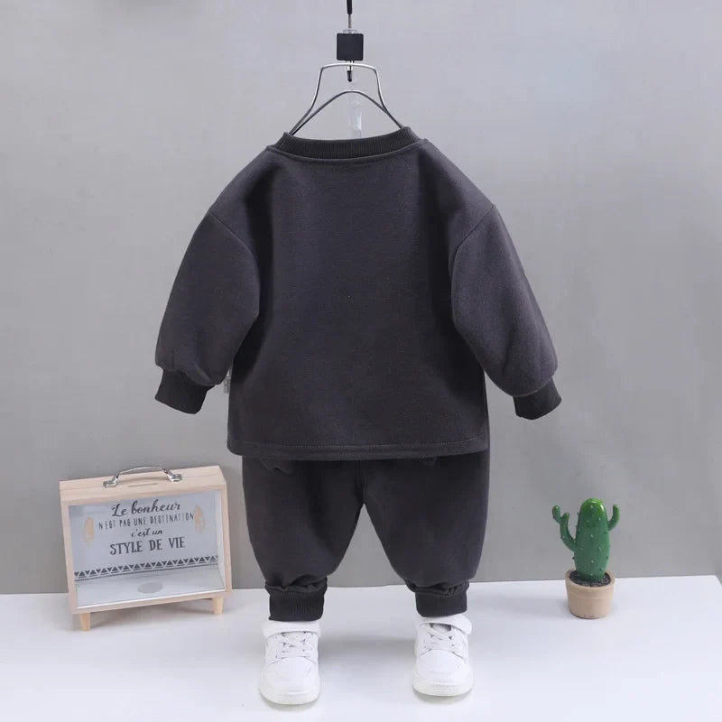 New Autumn Baby Girl Clothes Children Boys Cartoon T-Shirt Pants 2Pcs/Sets Toddler Casual Costume Infant Outfits Kids Tracksuits