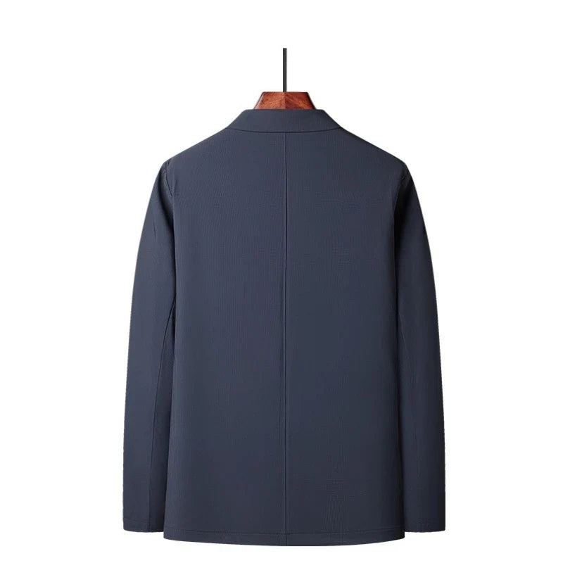 2026 Summer New Men's Blazer Thin Breathable Stretchy Sun Protection Casual Coat Outerwear Tops