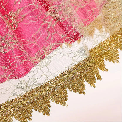 2026 Disney Sleeping Beauty Aurora Princess Dress Girl Cosplay Off Shoulder Kids Gifts Fancy Party Girl Baby Fine Lace Dress Set