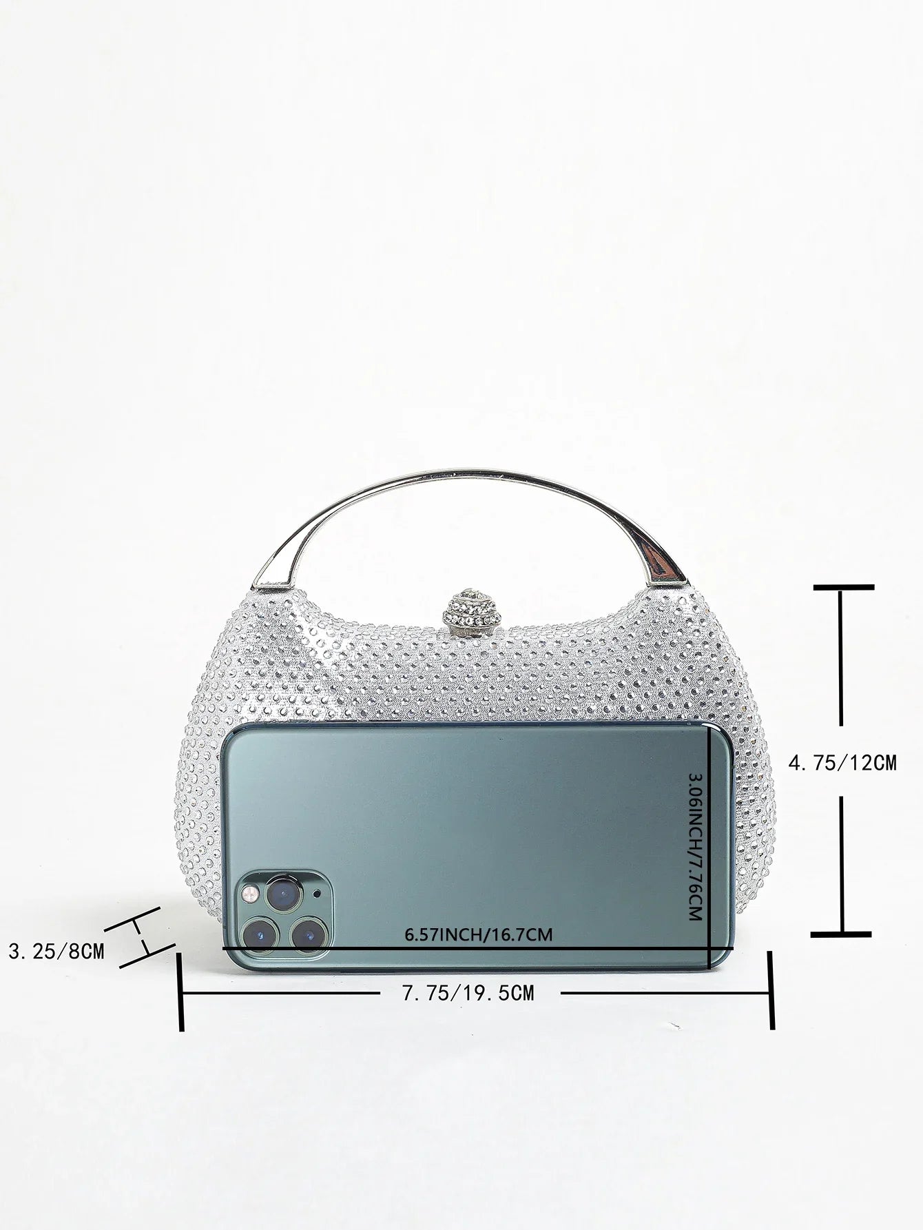 Mini Hot Diamond Shell Box Handy Dinner Bag