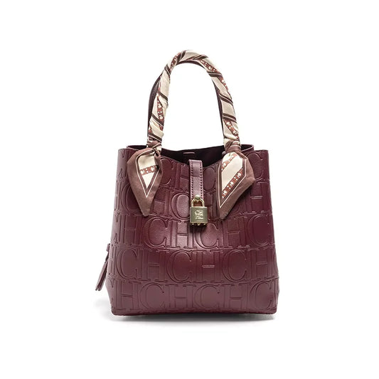 High Quality Women's Shoulder Bag 2026 New Luxury Design PU Leather with Silk Scarf Fashion Crossbody Bag