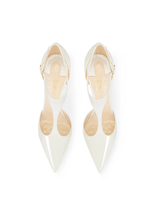 New summer style slim heeled beige high heels for women with pointed fashion, versatile with qipao