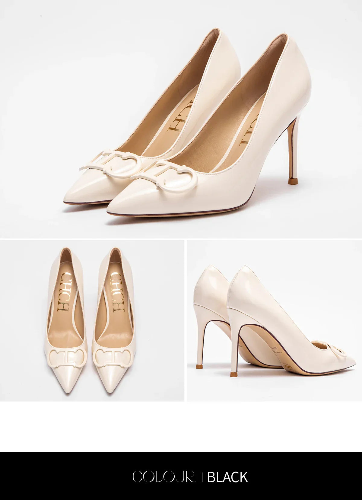 Women's High Heels Spring New Collection Simple Beige Business Women's Shoes