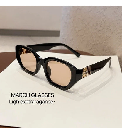 Small New Fashion Sunglasses Women Men Stylish Designer Ladies Sun Glasses Oval Trending Shades Unisex Eyewear Sunglass Gafas