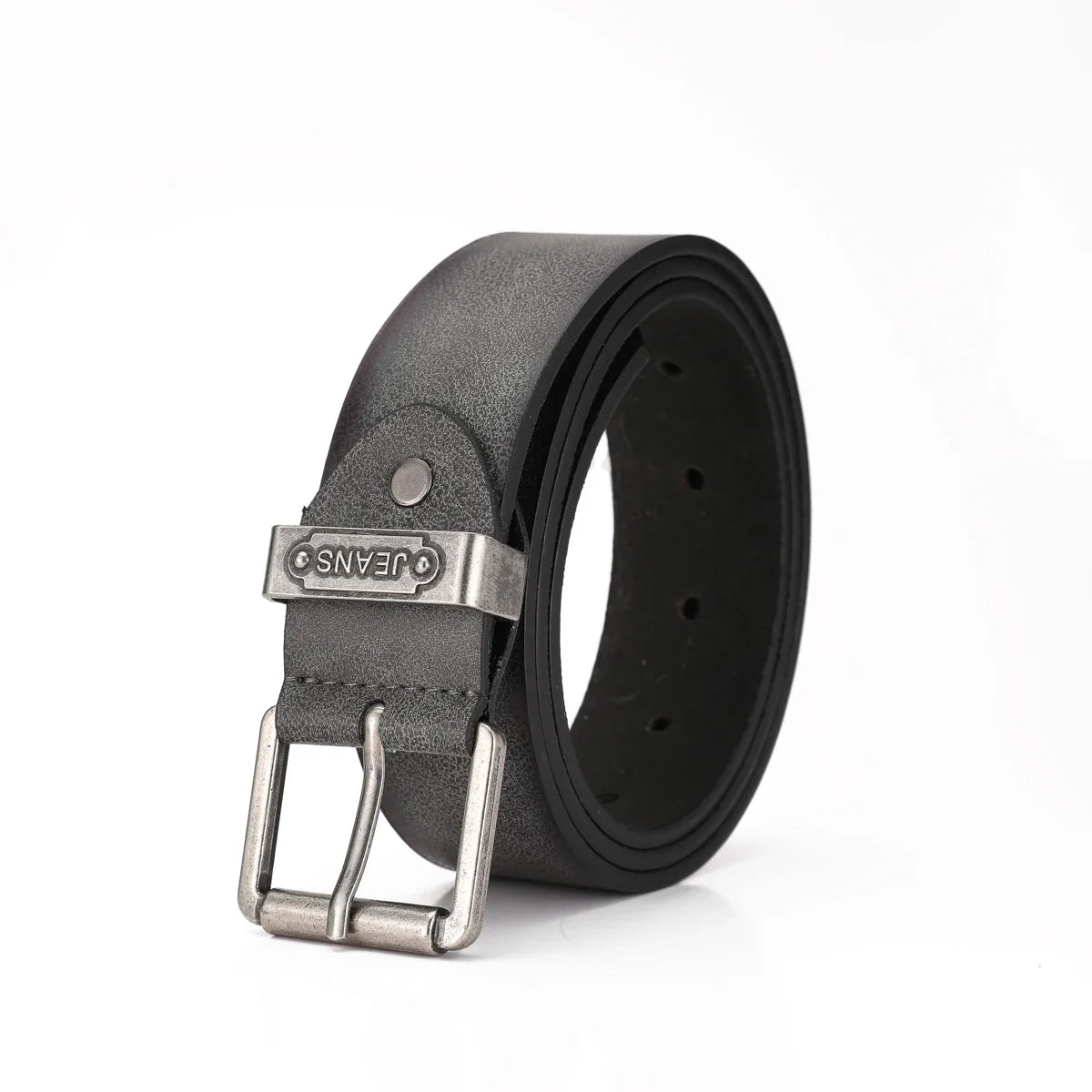 A Western-Style PU Leather Belt for Both Men and Women, a Classic and Casual Retro Belt