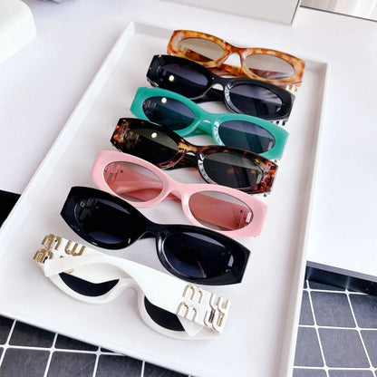 New Cat Eye Retro Fashion Sunglasses for Women Ins UV400 Vintage  UV400 Sun Glasses Gafas De Sol Vintage Sunglass Para Mujer