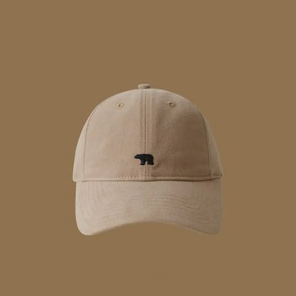 1pc Polar Bear Embroidered Baseball Hat for Men and Women,outdoor leisure Daily Leisure,Outdoor Travel,Sunscreen,Duck Tongue Hat