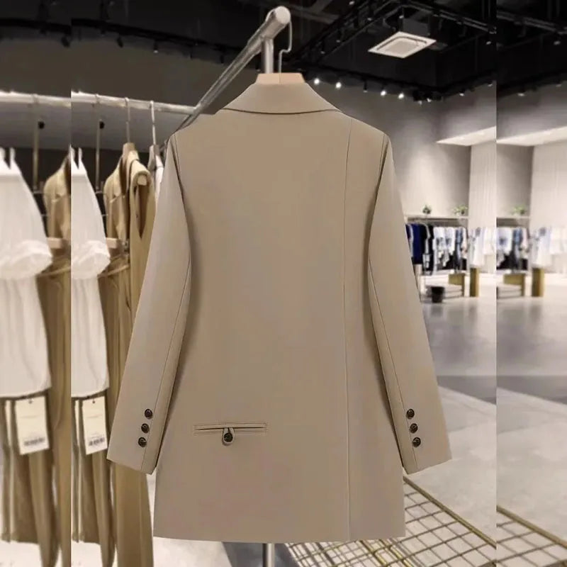 New style Ladies Blazer 2025 Spring Autumn Temperament Korean Casual Female Suit Fashion Joker High quality Women Coat.