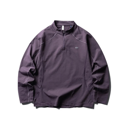 Man Quick-Dry Long Sleeve Shirt - Breathable, Anti-Odor, UPF Sun Protection with Raglan Sleeve Unisex Outdoor Jacket