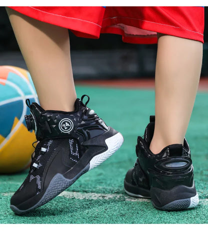 High-Quality Breathable Casual Basketball Shoes for Boys Fashionable Children's Footwear for Comfort And Style