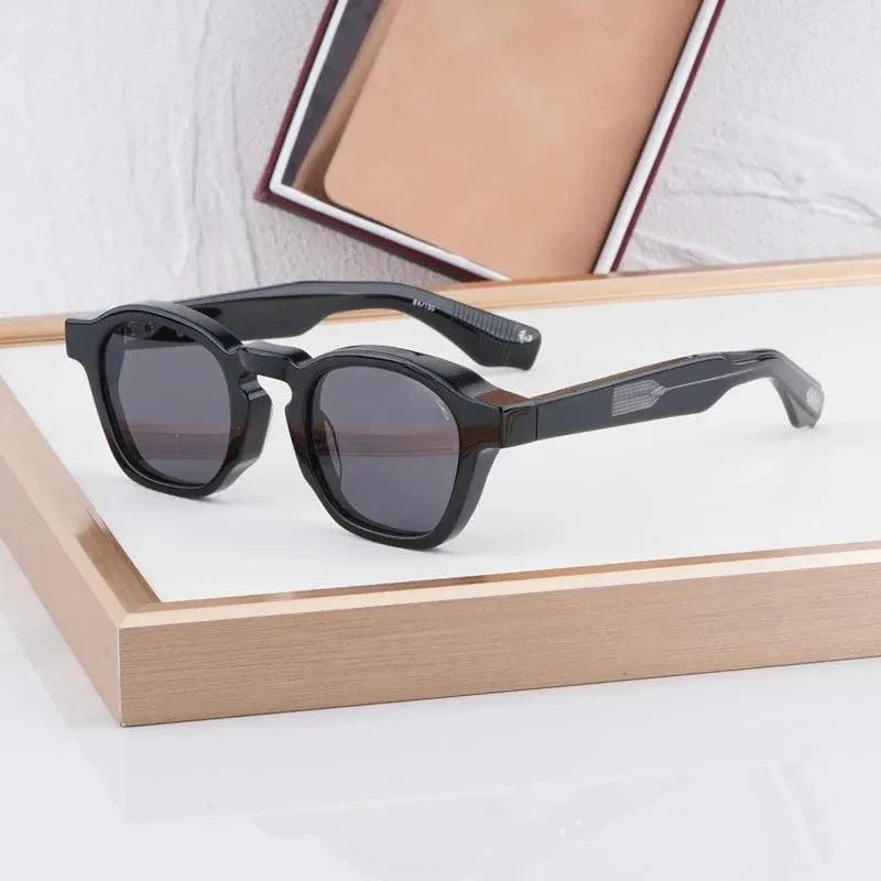 Ins Handmade Sunglasses 10th Anniversary Limited Edition Acetate Brand Classical Design Men Women Prescription Glasses with Case