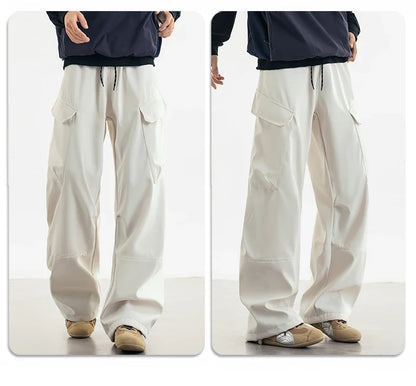 Unisex Hiking Pants Autumn Large Pocket Windproof Camping Cycling Trousers Spring Outdoor Waterproof Functional Paratrooper Pant