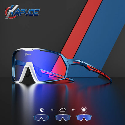 Photochromic Sunglasses Man MTB Climbing Glasses Outdoor Sports Bike Cycling Glasses Women Driving Bicycle Goggles UV400