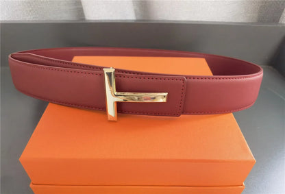 High Quality Wide 3.8cm Leather Business Men Belt Luxury Brand Designer famous Belts for men Jeans Strap Male Buckle belt
