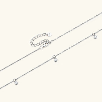 2.5mm 3mm Moissanite Diamond Necklaces Real Silver Chain 925 for Women Jewelry Plated 18K Gold Choker Birthday Gift