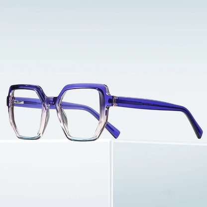 Oversise Women Myopia Prescription Glasses Hyperopia Reading Glasses Anti Blue Light Optical Eyeglasses Frame PFD2143